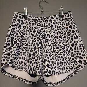Love fitness animal print shorts